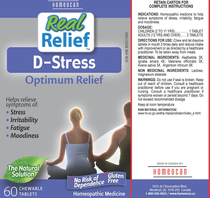 Homeocan - D-Stress, 60tab - Image 6