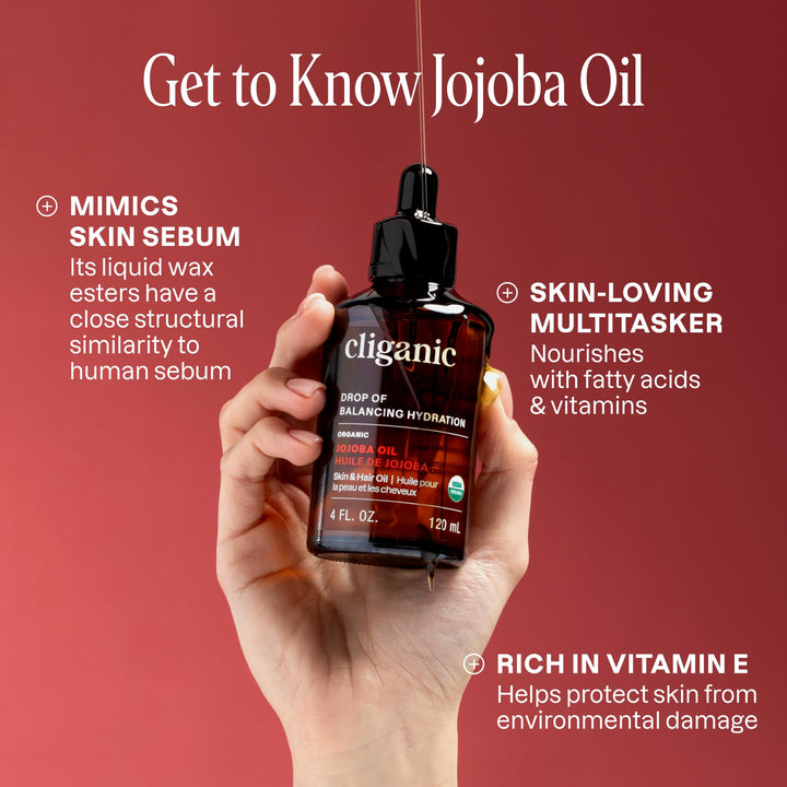 Cliganic - Organic Jojoba Oil, 120ml - Image 7