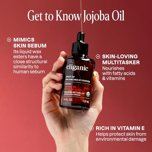 Cliganic - Organic Jojoba Oil, 120ml - Image 8