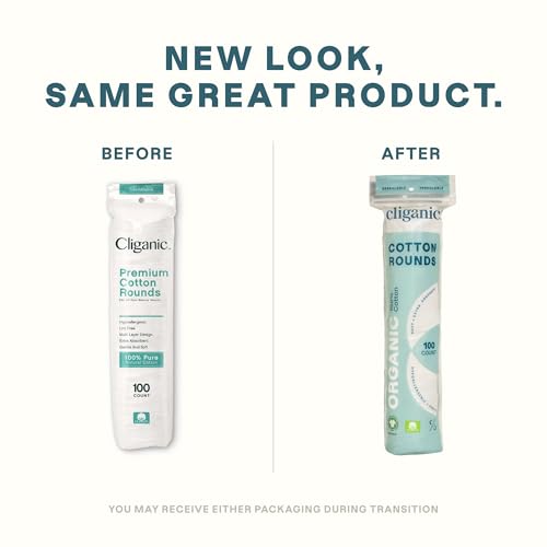 Cliganic - Organic Cotton Rounds, 100ct - Image 4