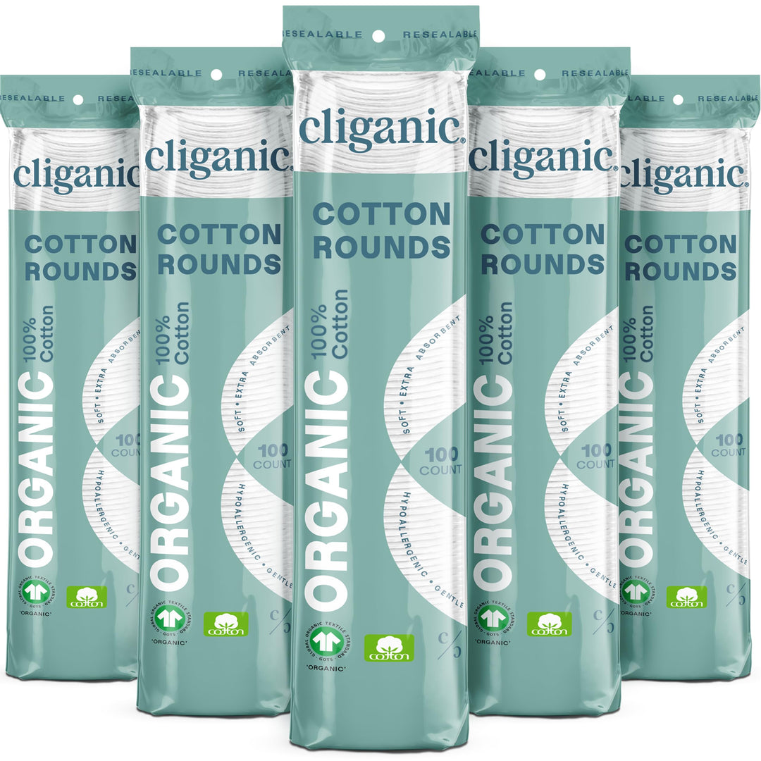 Cliganic - Organic Cotton Rounds, 100ct - Image 3
