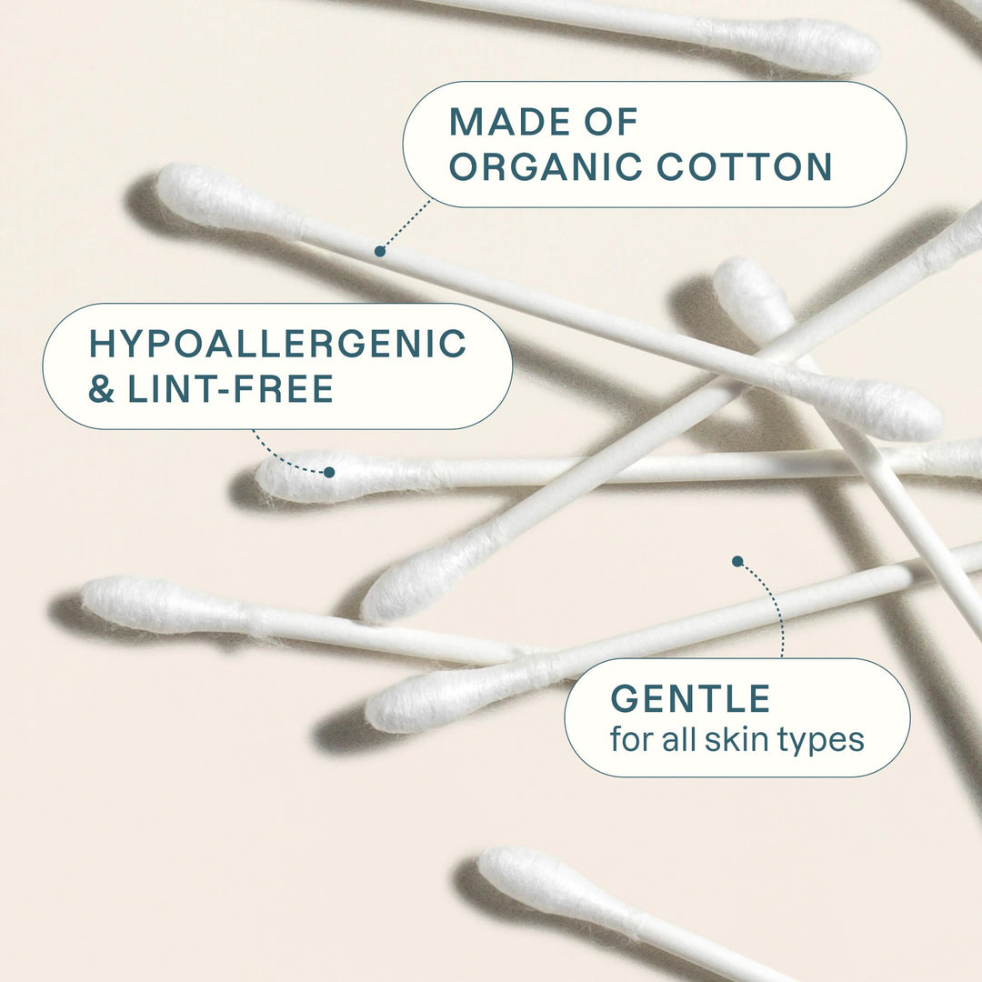  Cliganic - Organic Cotton Swabs, 500ct - Image 10