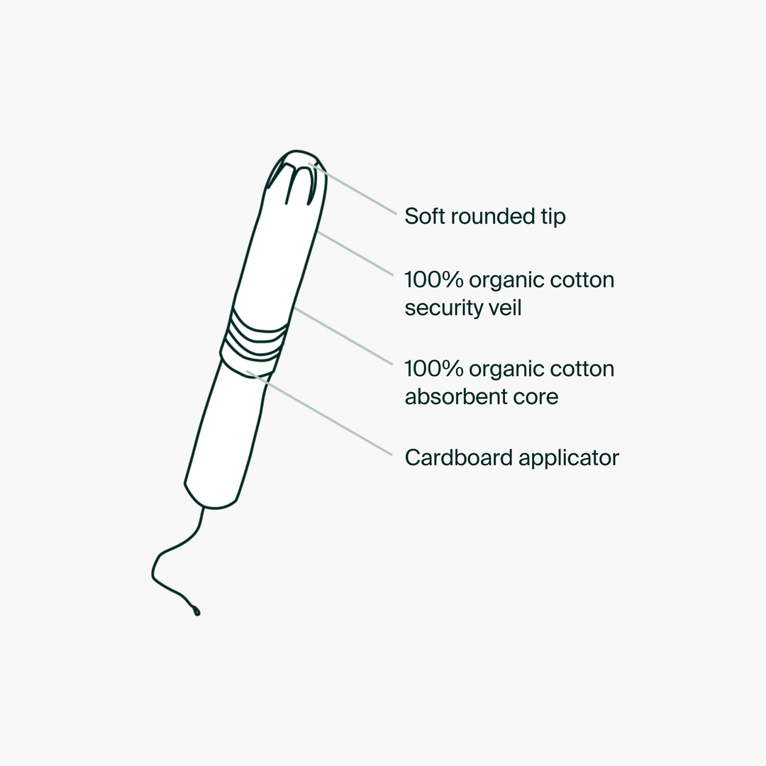 Iris + Arlo Inc. - Applicator Tampons, reg - 100% Organic Cotton - Image 3