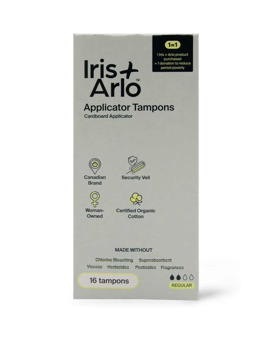 Iris + Arlo Inc. - Applicator Tampons, reg - 100% Organic Cotton - Image 1