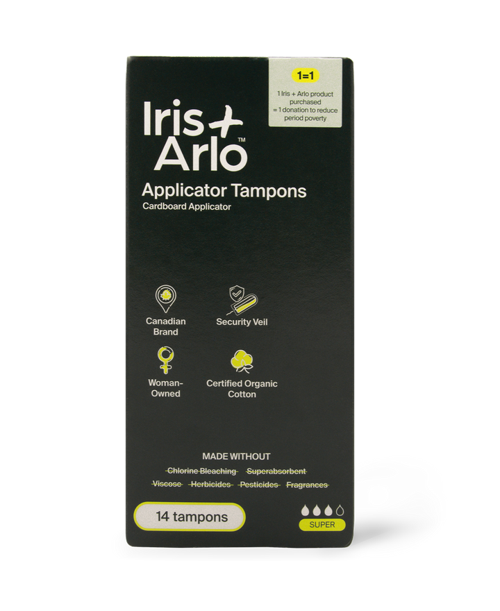 Iris + Arlo Inc. - Applicator Tampons, super - 100% Organic Cotton - Image 1