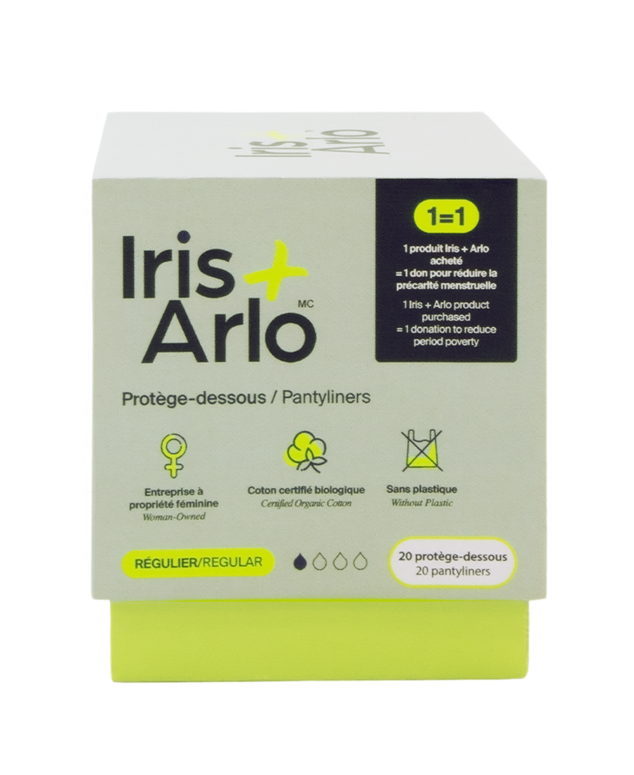 Iris + Arlo Inc. - Pantyliners, reg - 100% Organic Cotton - Image 1