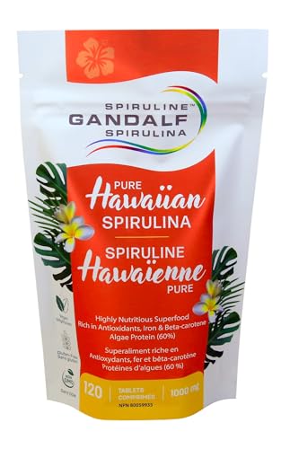 Spirulina Organic 400mg, 200 Vcaps - Gandalf - Image 1