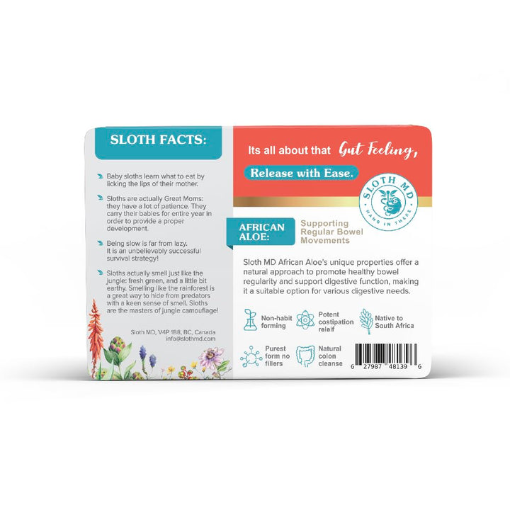 African Aloe,10-pack blister, 12pck/display - Sloth Medical - Image 9