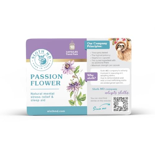 Passion Flower, 10-pack blister, 12pck/display - Sloth Medical - Image 4