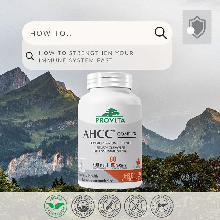AHCC Complex 80 caps - Provita - Image 6