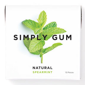 Spearmint Natural Chewing Gum - Image 2
