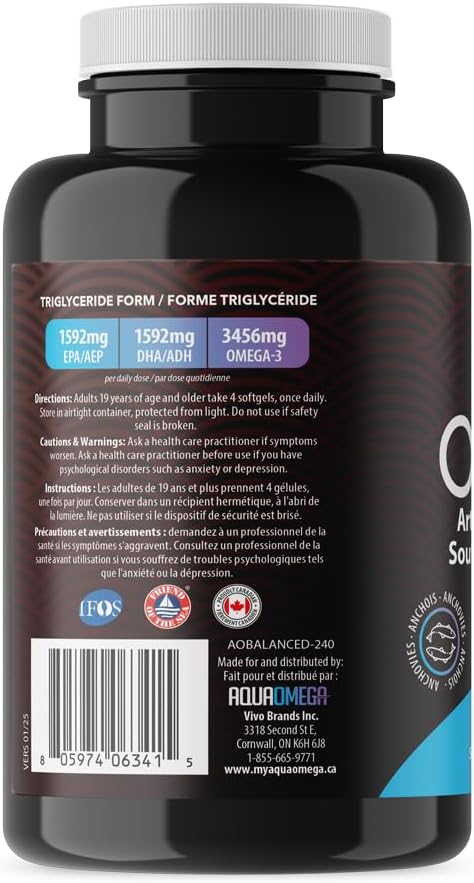 AquaOmega - Omega-3 Balanced (240sg)
