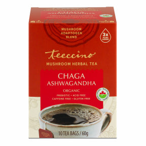 Chaga Ashwagandha Mushroom Herb Tea - Image 1