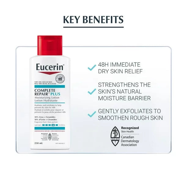 EUCERIN COMPLETE REPAIR INT LOTION 10% UREA, 250ML