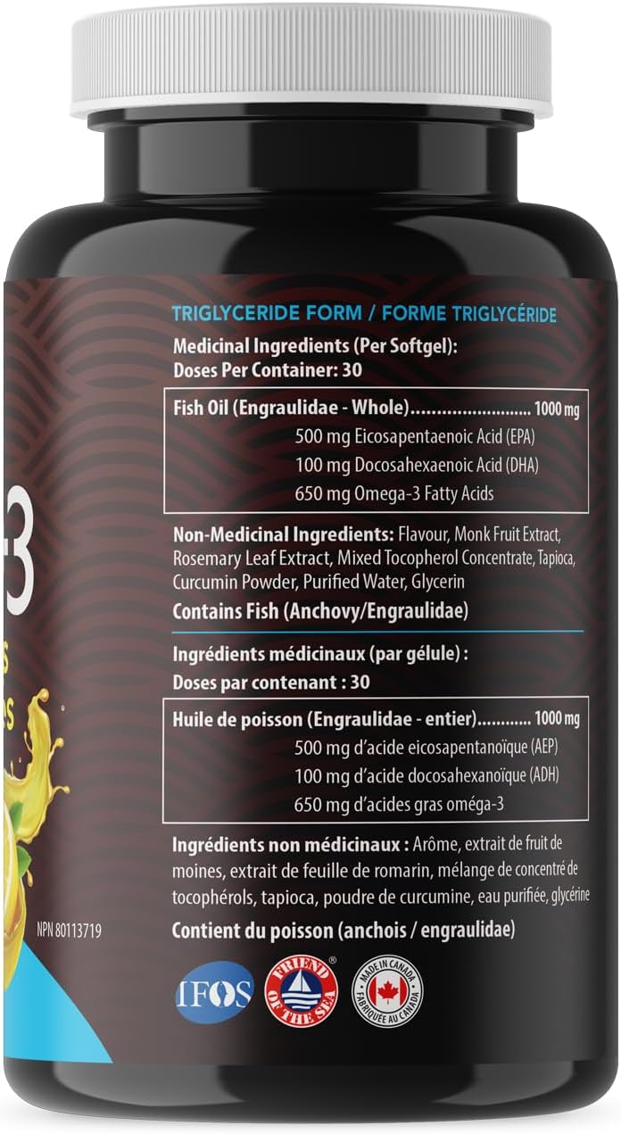 AquaOmega - High EPA Chewable Softgels Orange (120sg 12)