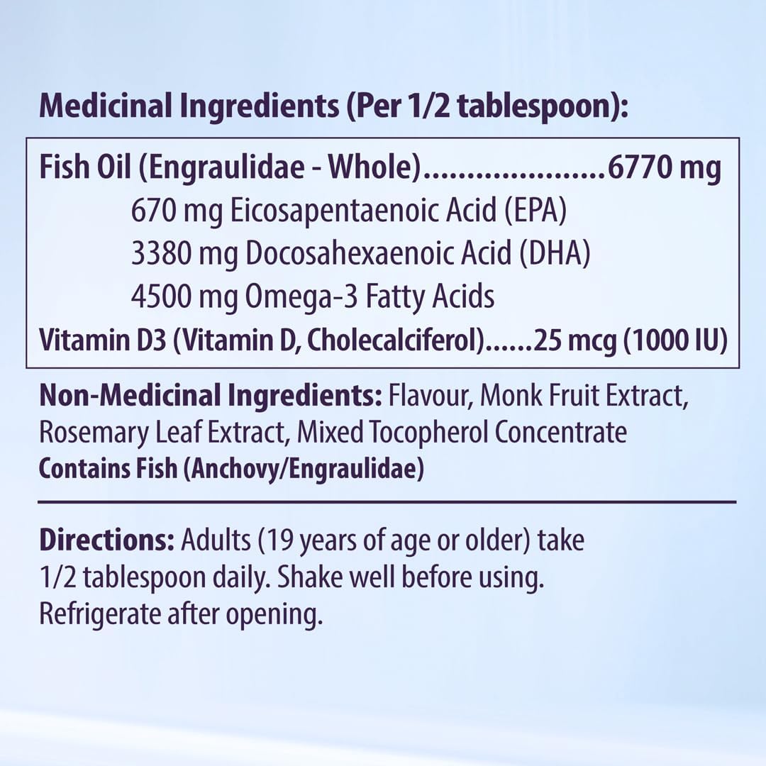 AquaOmega - High DHA 5x - Grape (450ml)