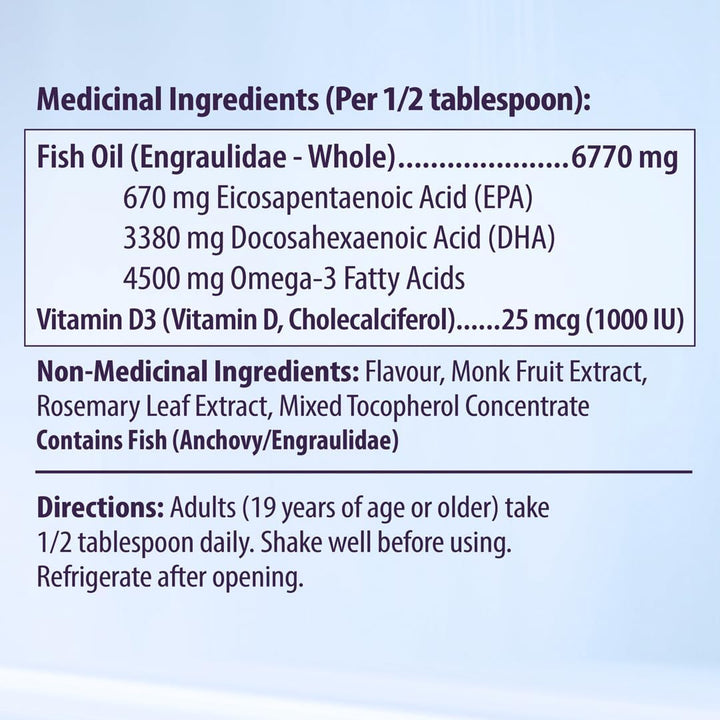 AquaOmega - High DHA 5x - Grape (450ml)