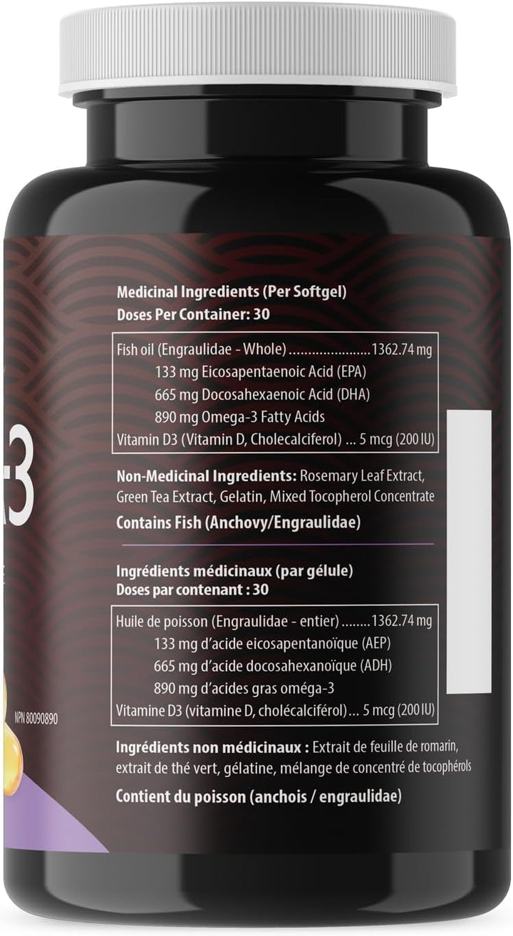 AquaOmega - 5X Ultimate Strength DHA Softgels (120sg)