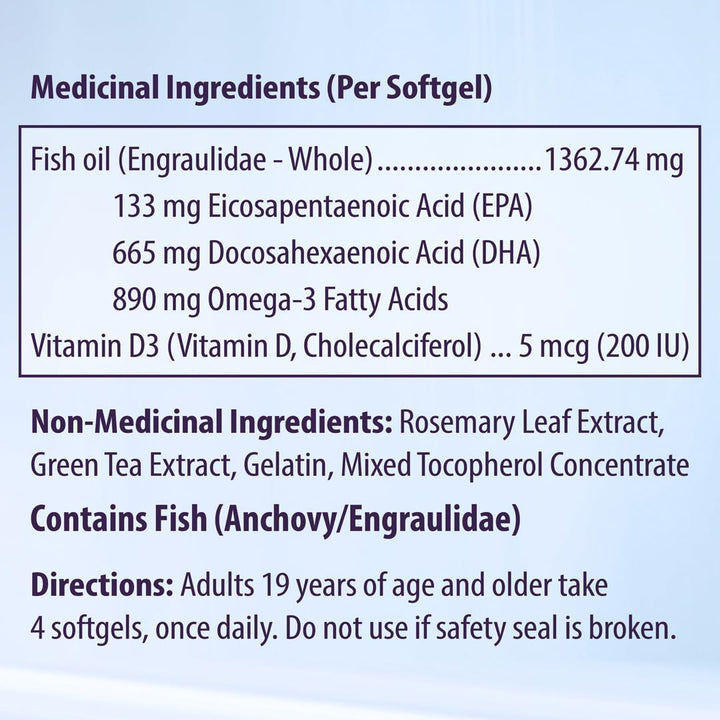 AquaOmega - 5X Ultimate Strength DHA Softgels (120sg)