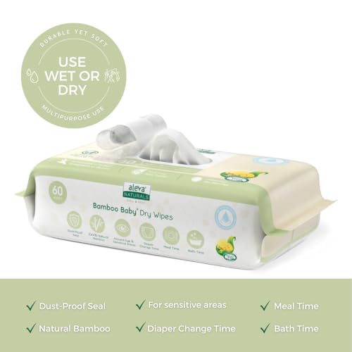 Bamboo Baby Dry Wipes Value Pack - Image 8