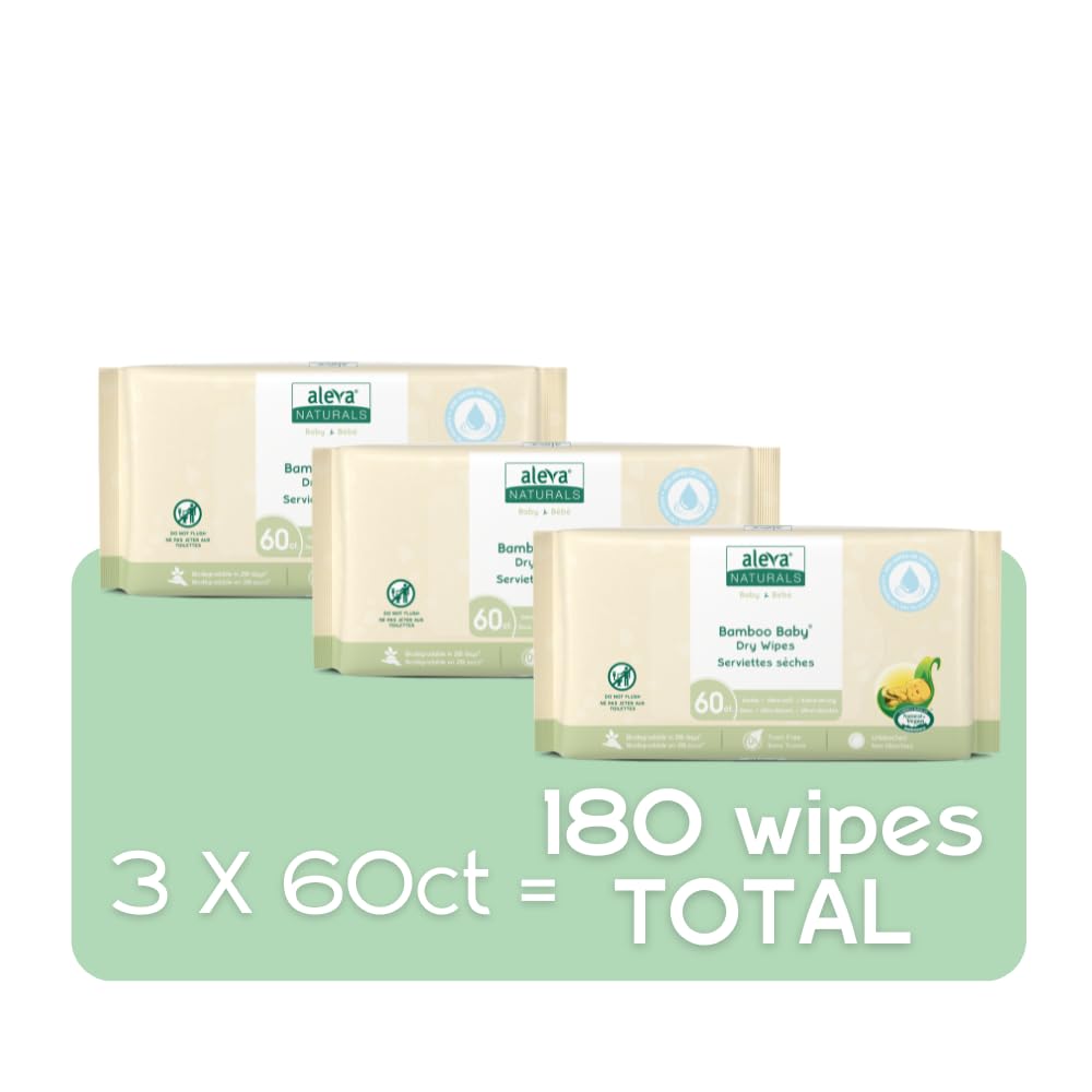 Bamboo Baby Dry Wipes Value Pack - Image 4