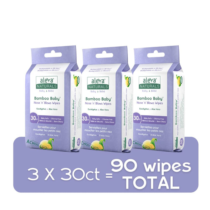 Bamboo Baby Nose 'n' Blows Wipes - Image 4