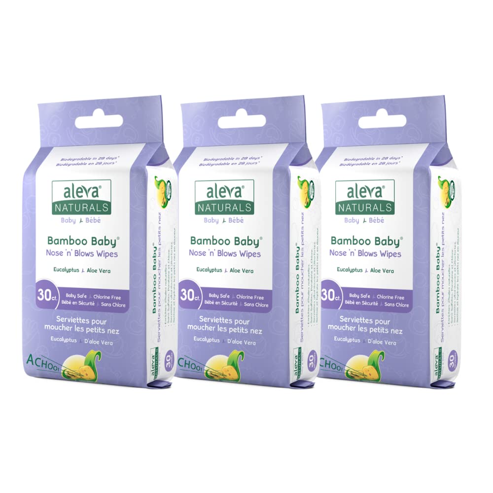 Bamboo Baby Nose 'n' Blows Wipes - Image 1