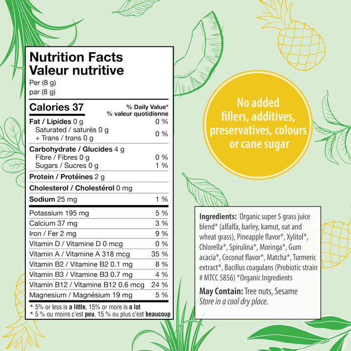 Supergreens - Pineapple Coconut - Image 10