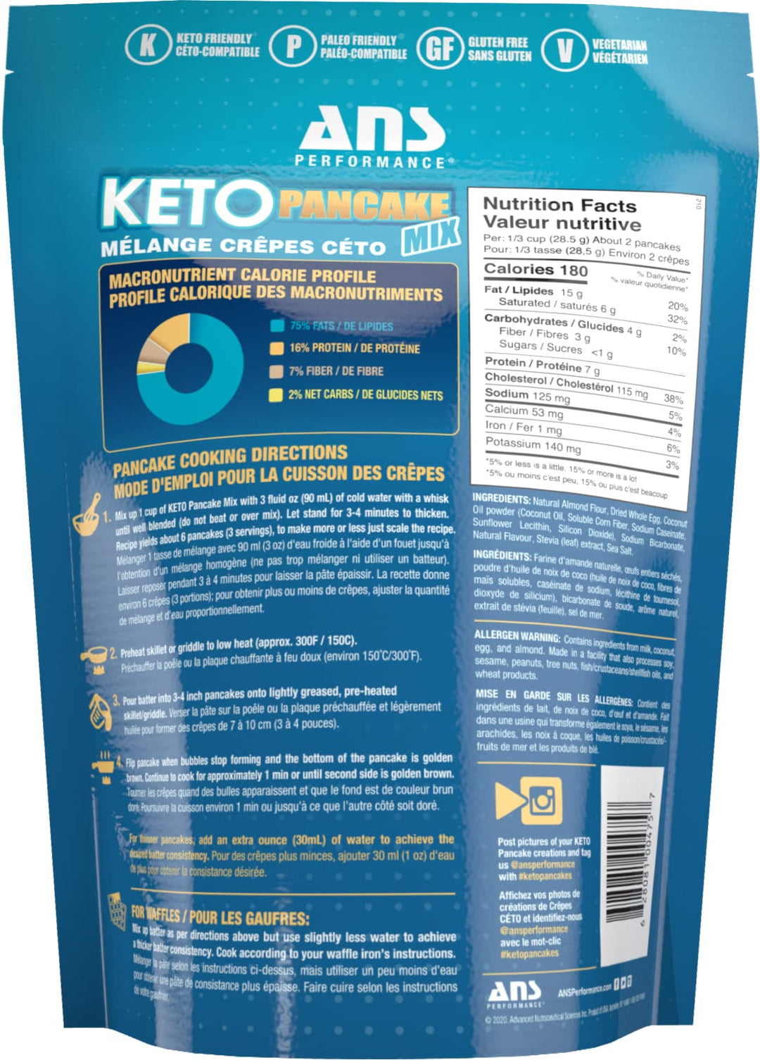 KETO PANCAKE MIX Buttermilk - Image 4