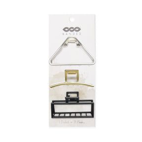 Claw Clips - Metal Geometric - Image 1