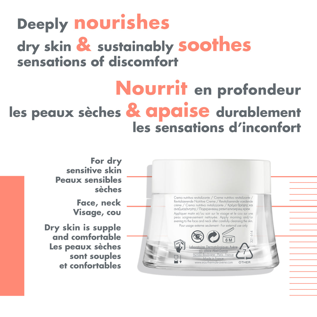 Avene Revitalizing nourishing cream, 50ml