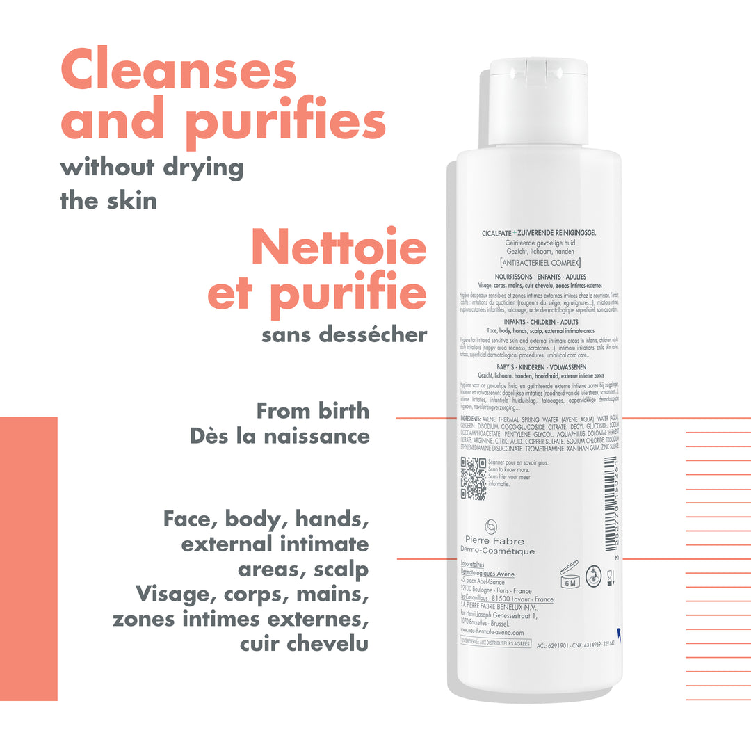 Avene Cicalfate+ Purifying cleansing gel, 200ml