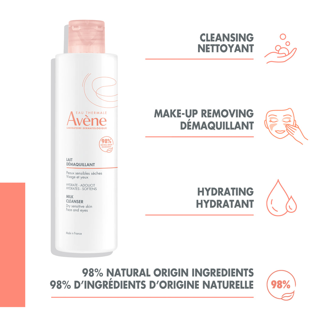 Avene Milk cleanser, 200ml