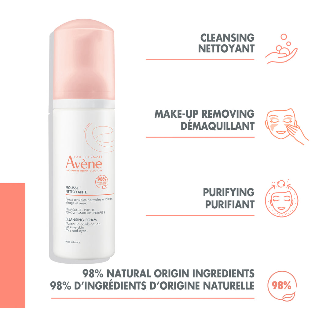 Avene Cleansing foam, 150ml