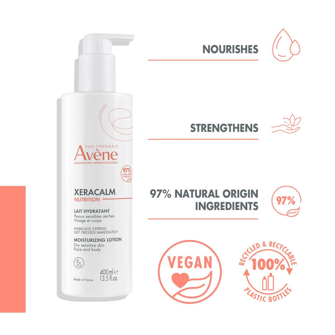 Avene XeraCalm Nutrition Moisturizing Lotion, 400ml