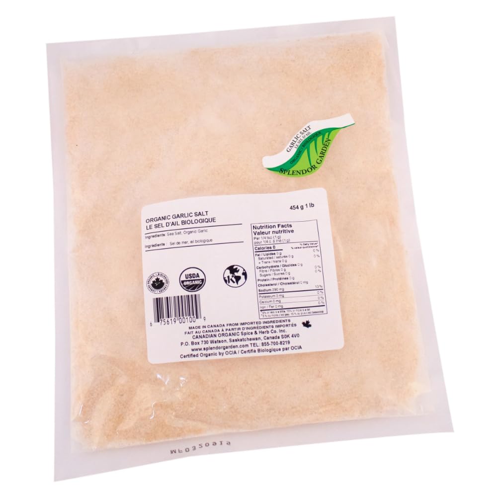 Organic Garlic Salt - Image 1