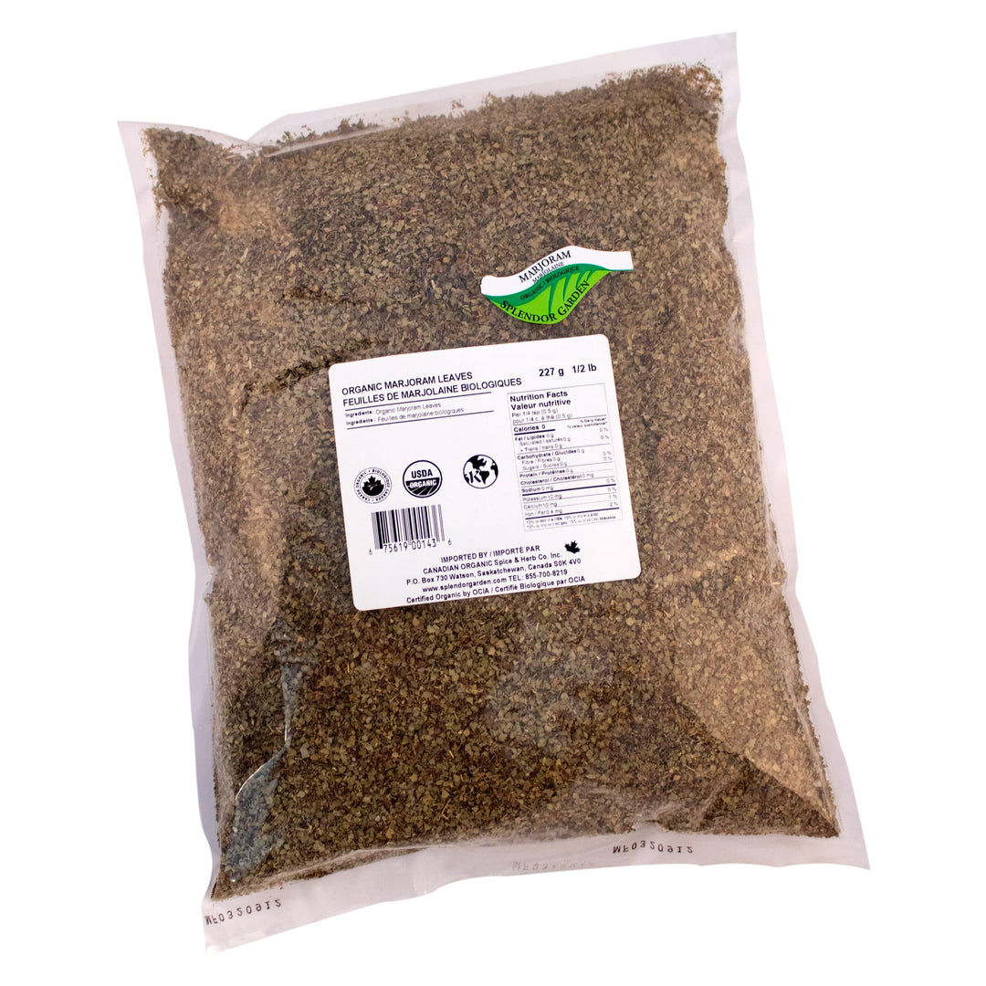 Organic Marjoram Leaves - Image 1