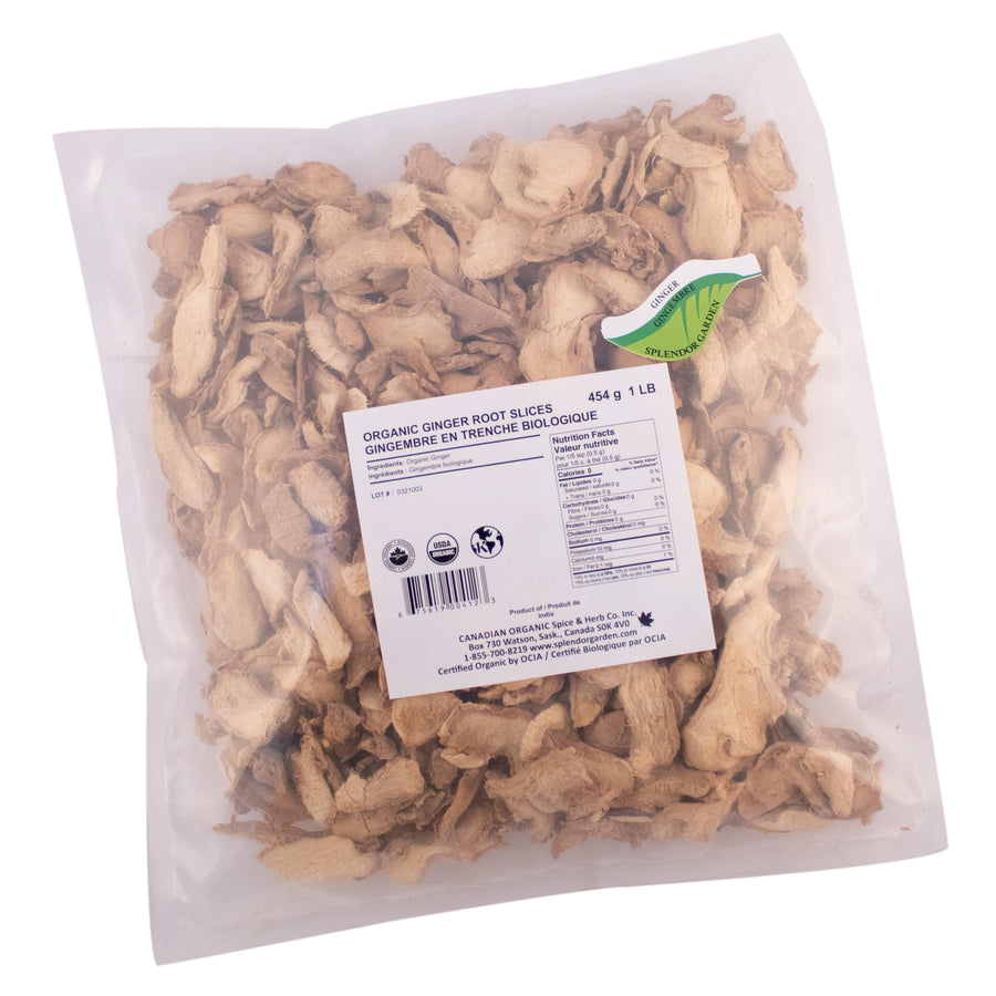 Organic Ginger Root Slices - Image 1