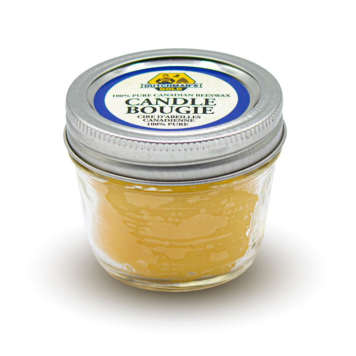 4oz Mason Jar Beeswax Candle - Image 2