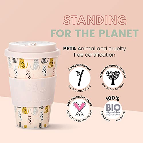 B. Café Bamboo Cups - Feline Fine - Image 4
