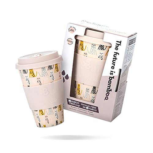 B. Café Bamboo Cups - Feline Fine - Image 1