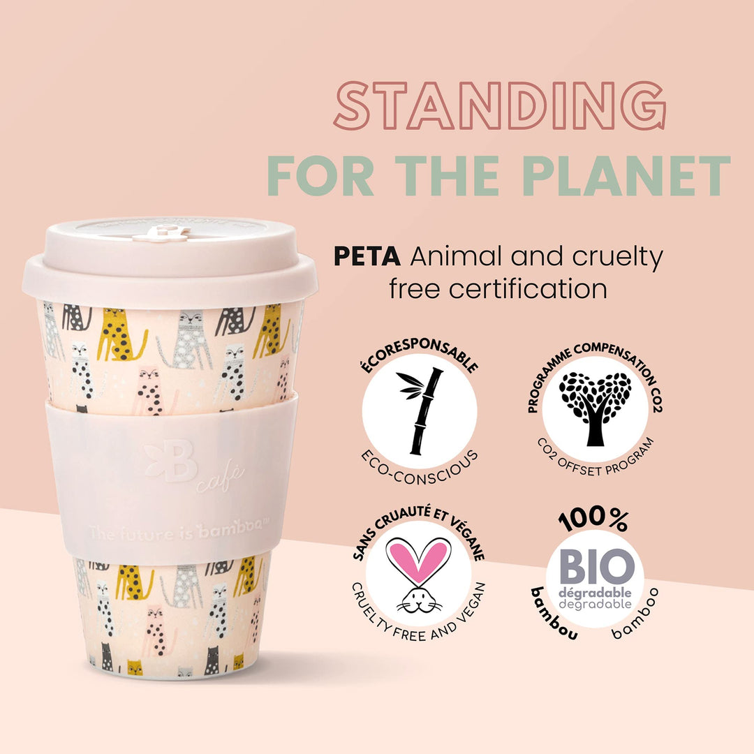 B. Café Bamboo Cups - Feline Fine - Image 6