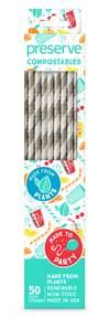 Compostables Straws Natural - Image 1