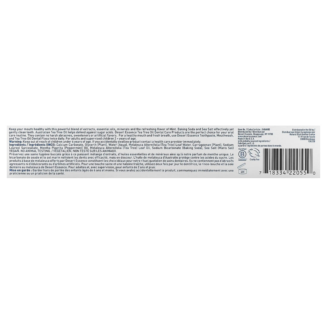 Tea Tree Oil Toothpaste With Mint - Image 7
