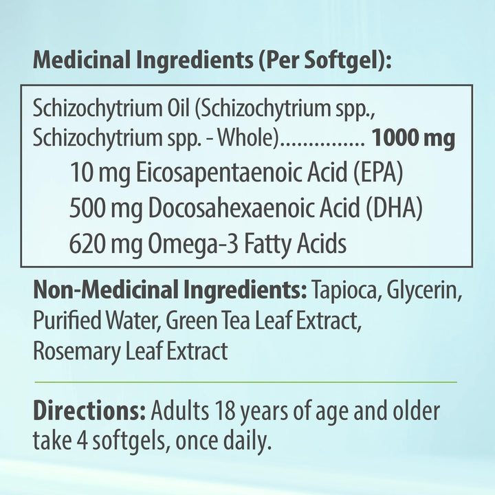 AquaOmega - DHA Algae Oil Softgels (240sg)