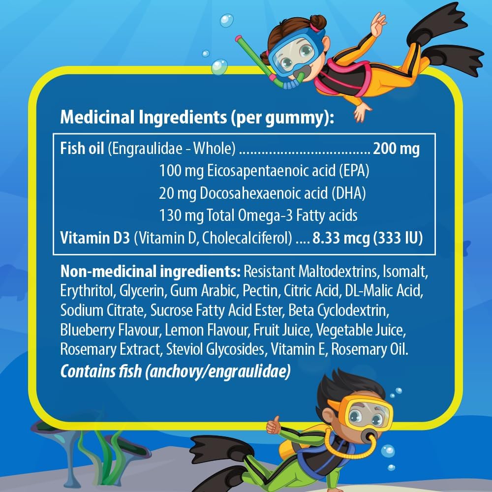 AquaOmega - High EPA Kids Gummies Orange (60gmy)