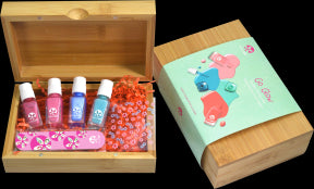 Go Glow Bamboo Manicure Box - Image 2