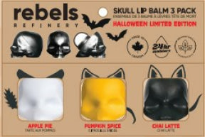 Halloween Skull Lip Balm 3PK - Image 2
