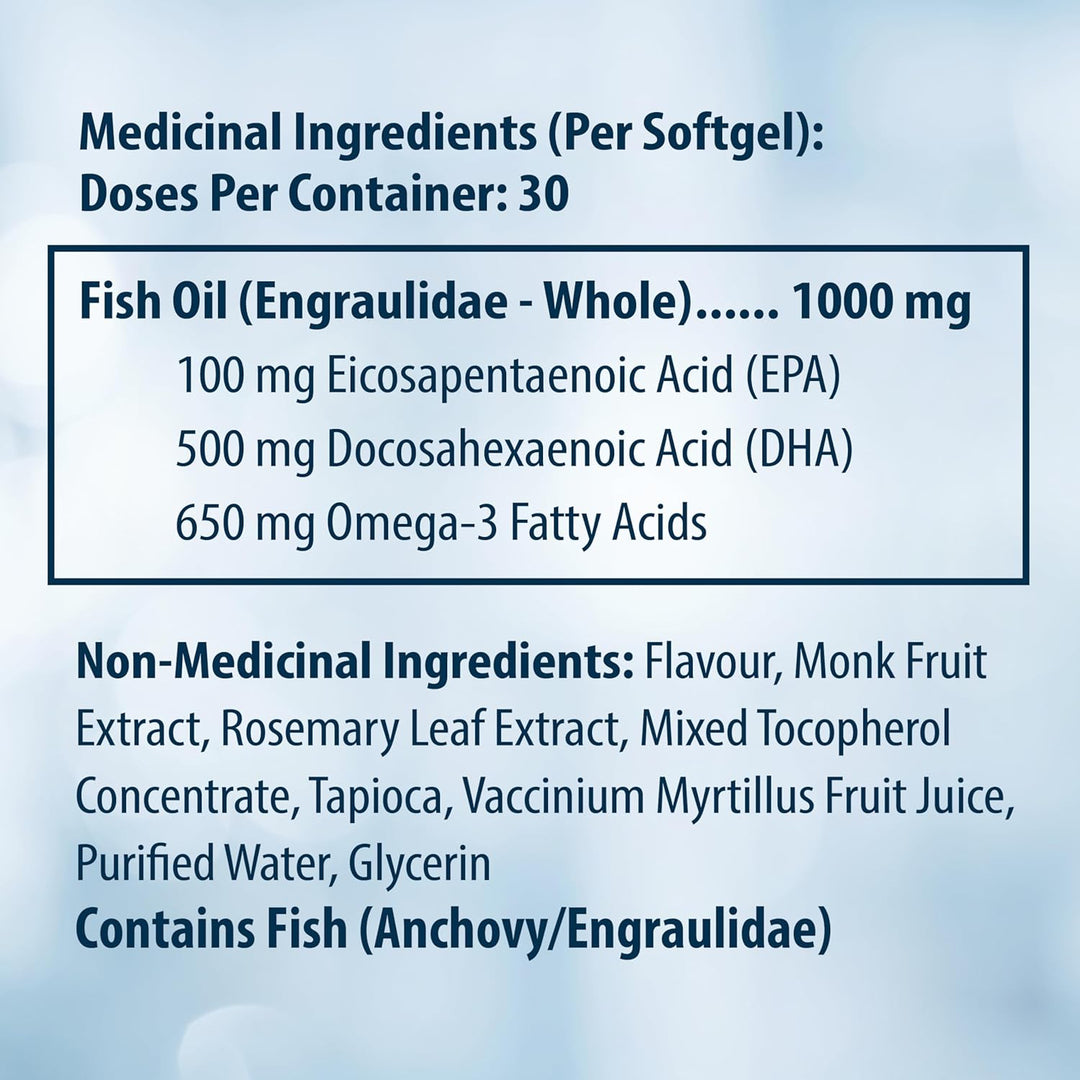 AquaOmega - High DHA Chewable Softgels Grape (120sg)