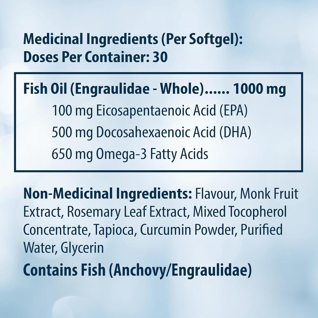 AquaOmega - High DHA Chewable Softgels Lemon (120sg)